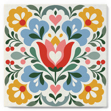 Laden Sie das Bild in den Galerie-Viewer, Mini Malen nach Zahlen mit Rahmen - Blumen-Mandala