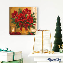 Laden Sie das Bild in den Galerie-Viewer, Mini Malen nach Zahlen mit Rahmen - Weihnachtssterne