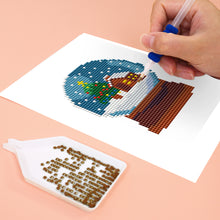 Laden Sie das Bild in den Galerie-Viewer, Mini Diamond Painting 15x20 cm (6 Stück) - Festliches Weihnachten
