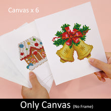Laden Sie das Bild in den Galerie-Viewer, Mini Diamond Painting 15x20 cm (6 Stück) - Weihnachtsklassiker