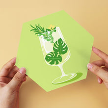 Laden Sie das Bild in den Galerie-Viewer, Mini Serie Malen nach Zahlen - Sechsecke (6 Stück) - Pastell-Cocktailset