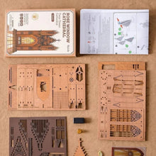 Laden Sie das Bild in den Galerie-Viewer, 3D Puzzle - Kathedrale mit zwei Türmen