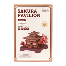 Laden Sie das Bild in den Galerie-Viewer, 3D Puzzle - Sakura-Pavillon