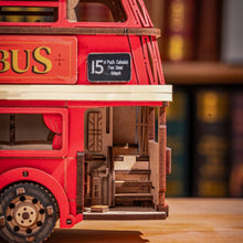 Laden Sie das Bild in den Galerie-Viewer, 3D Puzzle - Londoner Sightseeing-Bus