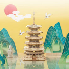 Laden Sie das Bild in den Galerie-Viewer, 3D Puzzle - Fünfstöckige Pagode