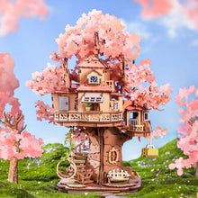 Laden Sie das Bild in den Galerie-Viewer, 3D Puzzle - Sakura-Baumhaus