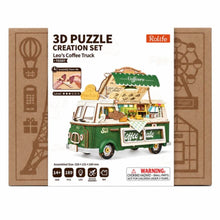 Laden Sie das Bild in den Galerie-Viewer, 3D Puzzle - Leos Kaffeewagen