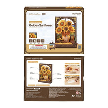 Laden Sie das Bild in den Galerie-Viewer, 3D Puzzle - Goldene Sonnenblume