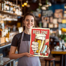 Laden Sie das Bild in den Galerie-Viewer, Malen nach Zahlen Metallposter - Bierzone