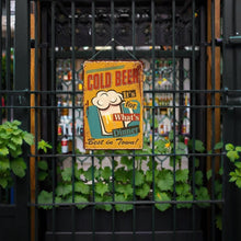 Laden Sie das Bild in den Galerie-Viewer, Malen nach Zahlen Metallposter - Kaltes Bier zum Abendessen