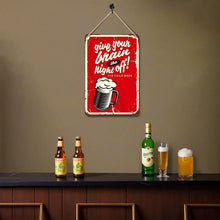 Laden Sie das Bild in den Galerie-Viewer, Malen nach Zahlen Metallposter - Gönn deinem Hirn Feierabend