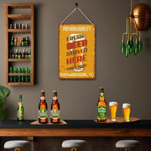 Laden Sie das Bild in den Galerie-Viewer, Malen nach Zahlen Metallposter - Frisches Bier hier serviert