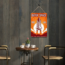 Laden Sie das Bild in den Galerie-Viewer, Malen nach Zahlen Metallposter - Reise in den Weltraum
