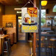 Laden Sie das Bild in den Galerie-Viewer, Malen nach Zahlen Metallposter - Ricard Aperitif Anis Grau