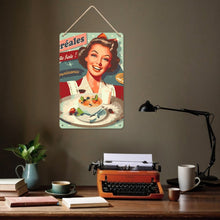 Laden Sie das Bild in den Galerie-Viewer, Malen nach Zahlen Metallposter - Vintage-Müsli-Werbung