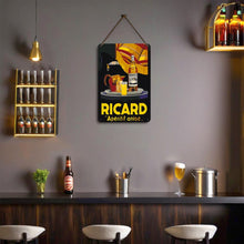 Laden Sie das Bild in den Galerie-Viewer, Malen nach Zahlen Metallposter - Ricard Aperitif Anis Schwarz