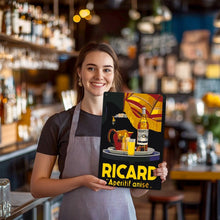 Laden Sie das Bild in den Galerie-Viewer, Malen nach Zahlen Metallposter - Ricard Aperitif Anis Schwarz
