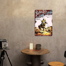 Laden Sie das Bild in den Galerie-Viewer, Malen nach Zahlen Metallposter - Buffalo Bills Wilder Westen