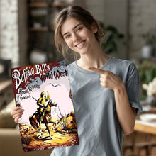 Laden Sie das Bild in den Galerie-Viewer, Malen nach Zahlen Metallposter - Buffalo Bills Wilder Westen
