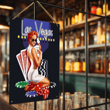 Laden Sie das Bild in den Galerie-Viewer, Malen nach Zahlen Metallposter - Las-Vegas-Glamour