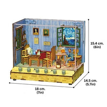 Laden Sie das Bild in den Galerie-Viewer, 3D Puzzle - Vincent's Schlafzimmer