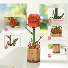 Laden Sie das Bild in den Galerie-Viewer, 3D Puzzle - Rote Rose
