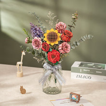 Laden Sie das Bild in den Galerie-Viewer, 3D Puzzle - Rosa Nelke