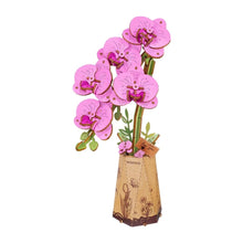Laden Sie das Bild in den Galerie-Viewer, 3D Puzzle - Lila Schmetterlingsorchidee