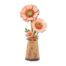 Laden Sie das Bild in den Galerie-Viewer, 3D Puzzle - Hellorangefarbene Gerbera