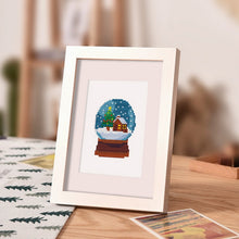 Laden Sie das Bild in den Galerie-Viewer, Mini Diamond Painting 15x20 cm (2 Stück) - Sommer-Smoothie und Winter-Schneekugel