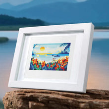 Laden Sie das Bild in den Galerie-Viewer, Mini Diamond Painting 15x20 cm (2 Stück) - Sternennacht und Sonne