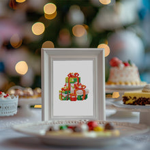 Laden Sie das Bild in den Galerie-Viewer, Mini Diamond Painting 15x20 cm (2 Stück) - Getränke und Festliche Kränze