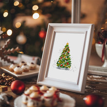 Laden Sie das Bild in den Galerie-Viewer, Mini Diamond Painting 15x20 cm (2 Stück) - Ostereier und Weihnachtsbäume