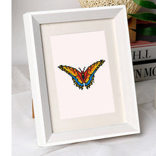 Laden Sie das Bild in den Galerie-Viewer, Mini Diamond Painting 15x20 cm (2 Stück) - Schmetterling und Vogel