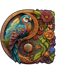 Laden Sie das Bild in den Galerie-Viewer, 2D Holzpuzzle – Wilder Papagei