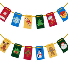 Laden Sie das Bild in den Galerie-Viewer, Ornament Weihnachtsbaum mit Lichter LED Set 10 Stück