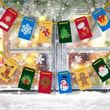 Laden Sie das Bild in den Galerie-Viewer, Ornament Weihnachtsbaum mit Lichter LED Set 10 Stück