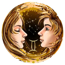 Laden Sie das Bild in den Galerie-Viewer, 2D Holzpuzzle – Zwillinge Gemini