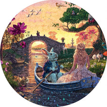 Laden Sie das Bild in den Galerie-Viewer, 2D Holzpuzzle – Magische Sonnenuntergangsreise