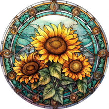 Laden Sie das Bild in den Galerie-Viewer, 2D Holzpuzzle – Sonnenblumen