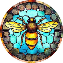 Laden Sie das Bild in den Galerie-Viewer, 2D Holzpuzzle – Goldene Honigbiene
