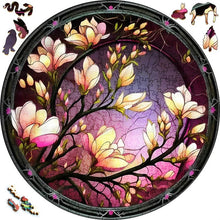 Laden Sie das Bild in den Galerie-Viewer, 2D Holzpuzzle – Kirschblüte