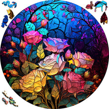 Laden Sie das Bild in den Galerie-Viewer, 2D Holzpuzzle – Abendrosen