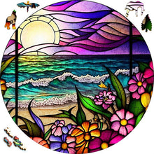 Laden Sie das Bild in den Galerie-Viewer, 2D Holzpuzzle – Strandblumen