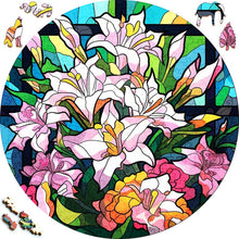 Laden Sie das Bild in den Galerie-Viewer, 2D Holzpuzzle – Orchideen-Ausstellung
