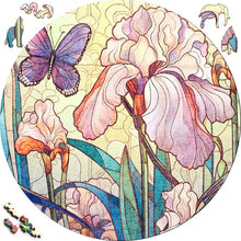 Laden Sie das Bild in den Galerie-Viewer, 2D Holzpuzzle – Lichte Orchideen
