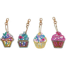 Laden Sie das Bild in den Galerie-Viewer, Anhänger Diamond Painting Muffin Set 4 Stück