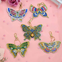 Laden Sie das Bild in den Galerie-Viewer, Charms Schmetterling Diamond Painting Set 5 Stück