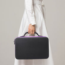 Laden Sie das Bild in den Galerie-Viewer, Etui Aufbewahrung Diamond Painting Violett mit 60 Fächern + Zubehör