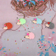Laden Sie das Bild in den Galerie-Viewer, Haltemagnet Diamond Painting Igel 5 Farben Zubehör
